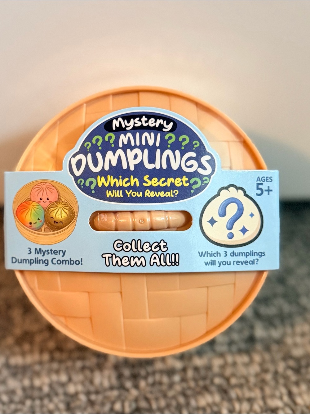 Mystery Mini Dumplings Collectible Toy - Peach